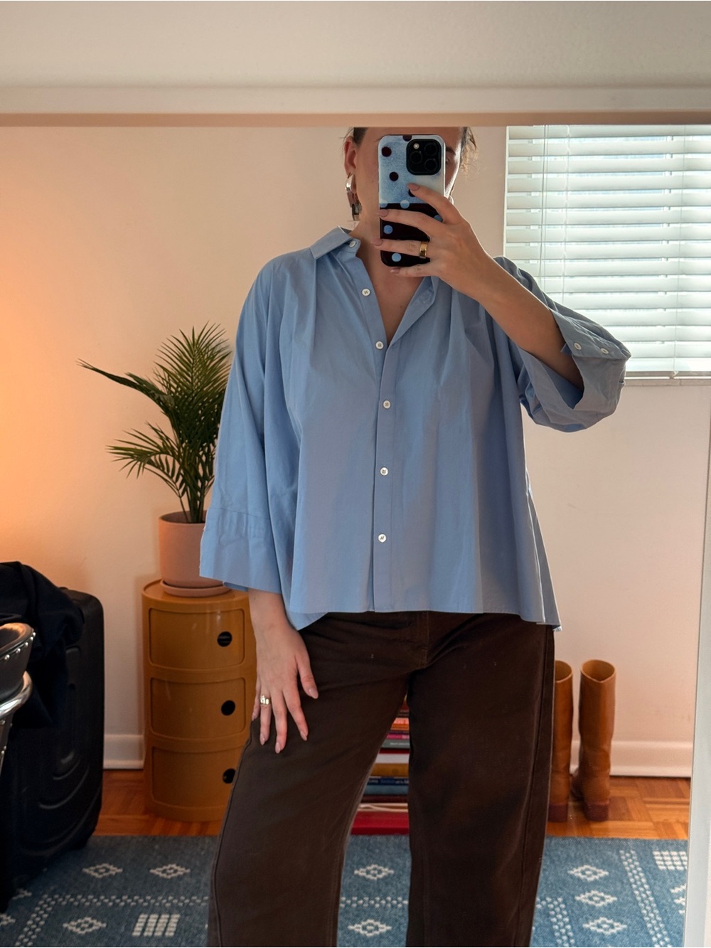 Pinch Light Blue Relaxed Button-Down Shirt